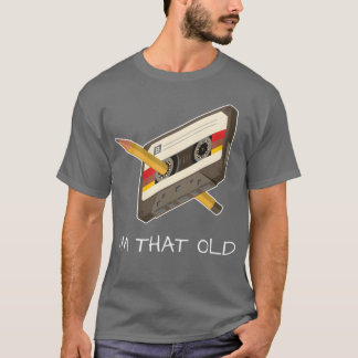 Cassette tape music retro vintage nineties 80s fun t shirt