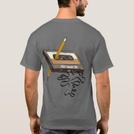 Cassette Tape Retro Rewind 80's Stil T Shirt