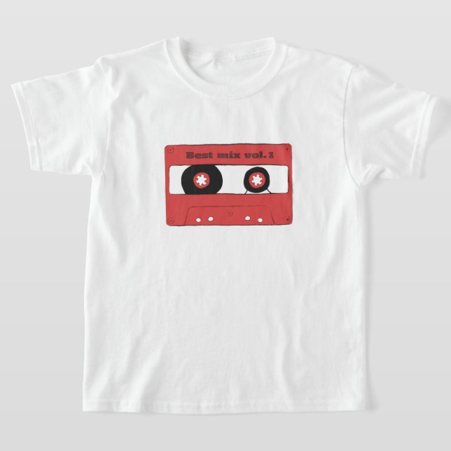 Cassette Tape T-Shirt (Laydown)