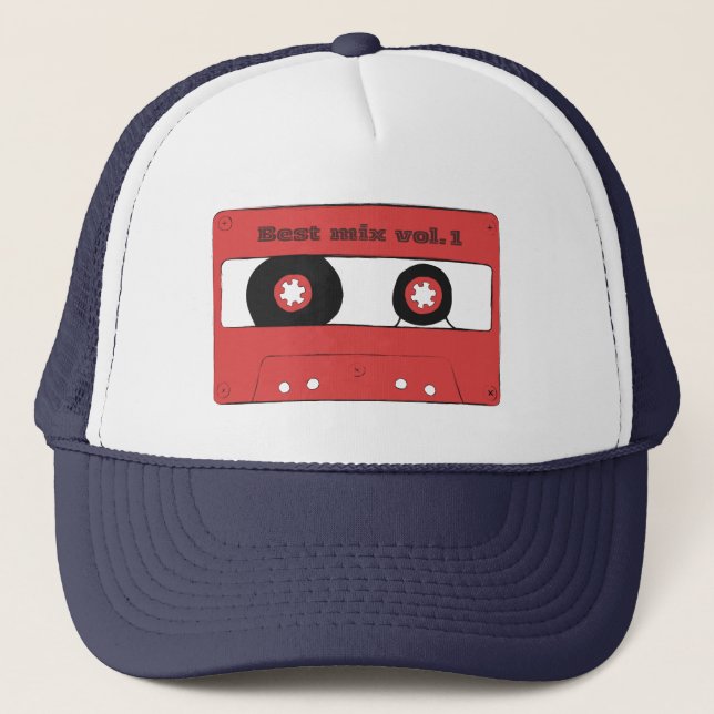 Cassette Tape T-Shirt Keps (Framsida)