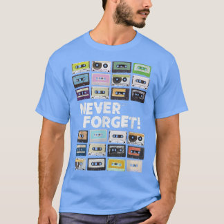 Cassette Tapes Mixtapes 1980s Music T Shirt