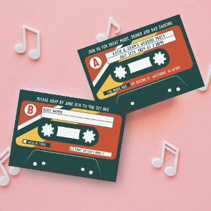 CASSETTE WEDDING INVITATION OSA KORT