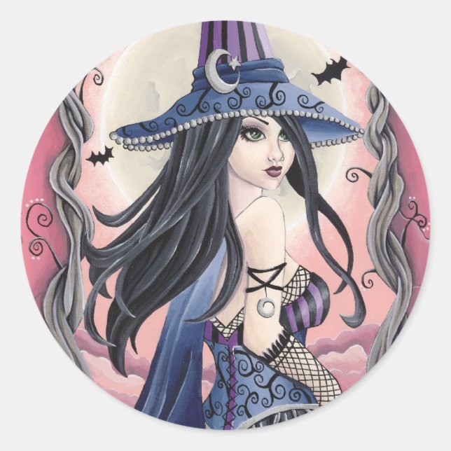 Cassia Sticker Runt Klistermärke (Framsida)