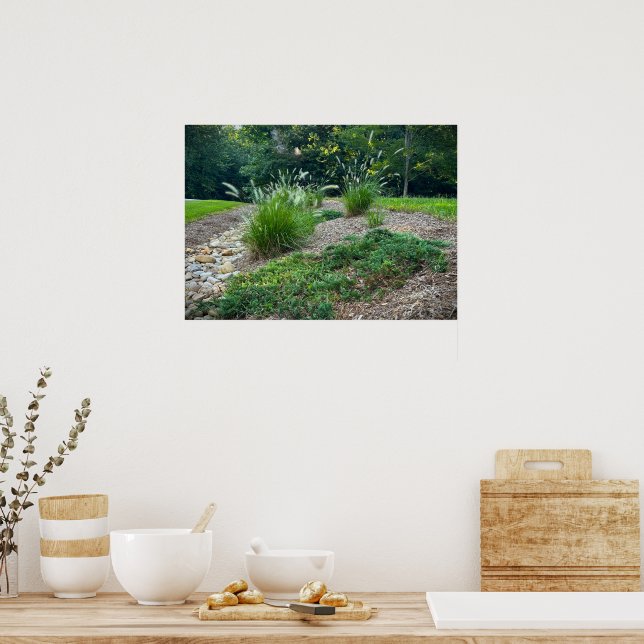 Cassian Fontän Grass & Juniper Poster (Kök)