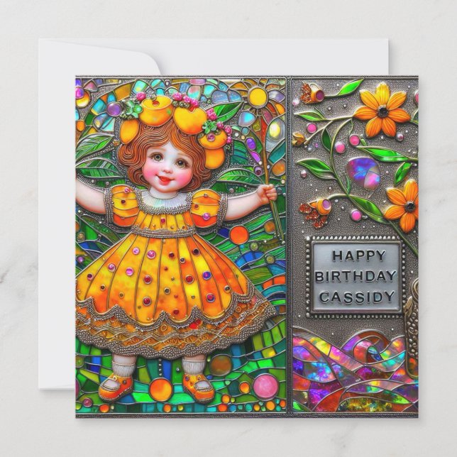 CASSIDY ~ Grattis på födelsedagen ~ Flowers ~ (Framsida)