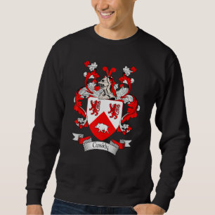 Cassidy Jackar Arm Cassidy Surname Family Crest Lång Ärmad Tröja