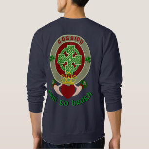 Cassidy/O'Cassidy Celtic Kor w/Claddagh Lång Ärmad Tröja