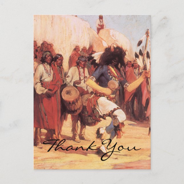 Cassidys Buffalo Dance Vykort (Framsida)