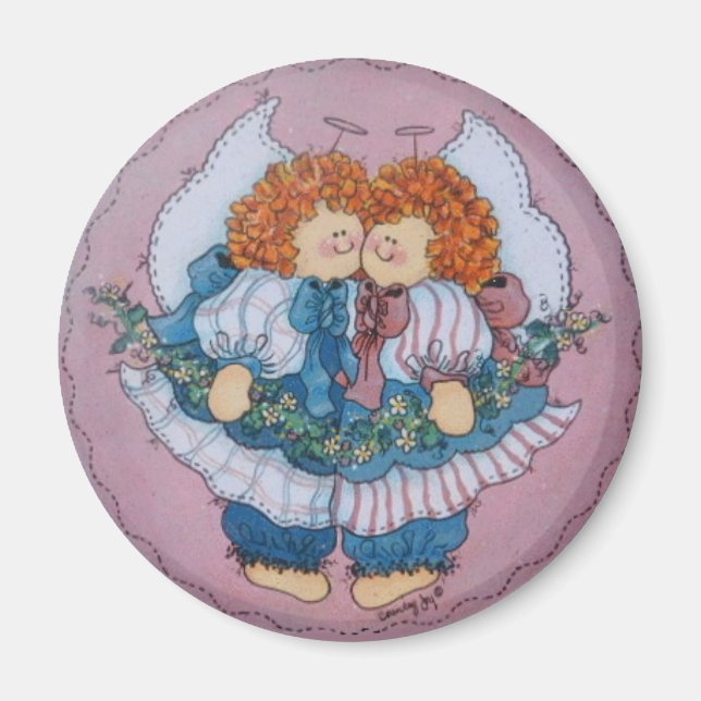 Cassie och Clarissa Twillingars Angel Magnet (Framsidan)