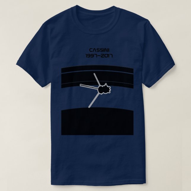 Cassini Grand Finale Commemorative saker T Shirt (Design framsida)