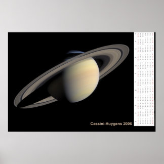 Cassini-Huygens 2006 Kalender Poster