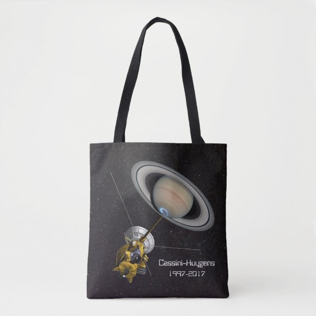 Cassini Huygens Saturn Uppdrag rymdfarkoster Tygkasse (Framsida)