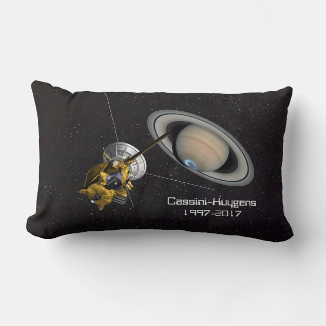 Cassini Huygens Uppdrag till Saturnus Lumbarkudde (Framsida)