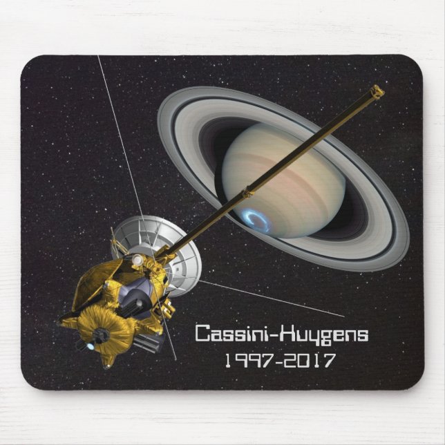 Cassini Huygens Uppdrag till Saturnus Musmatta (Framsidan)