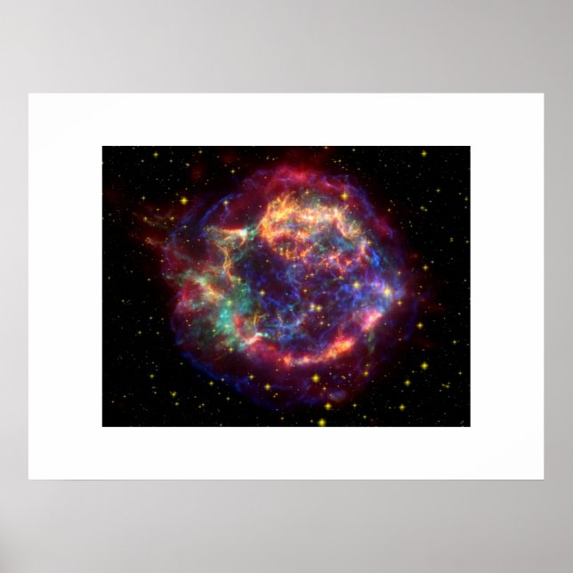 Cassiopeia A: Döden blir hennes Poster (Framsidan)