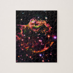 Cassiopeia A nebulosa supernovarest spacefoto Pussel