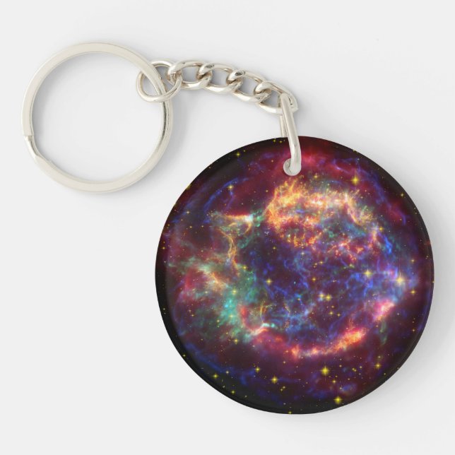 Cassiopeia A på många Färger (Framsidan)