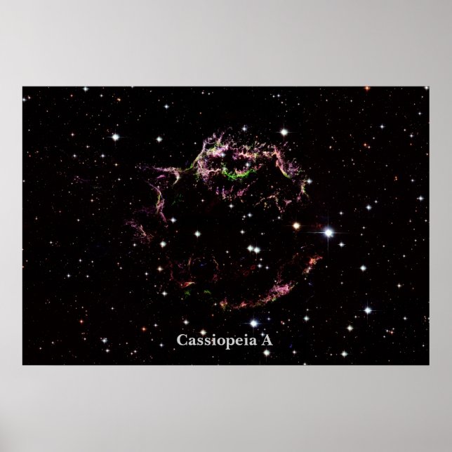 Cassiopeia A Poster (Framsidan)