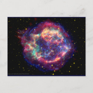 Cassiopeia A Supernova ... Döden blir hennes Vykort
