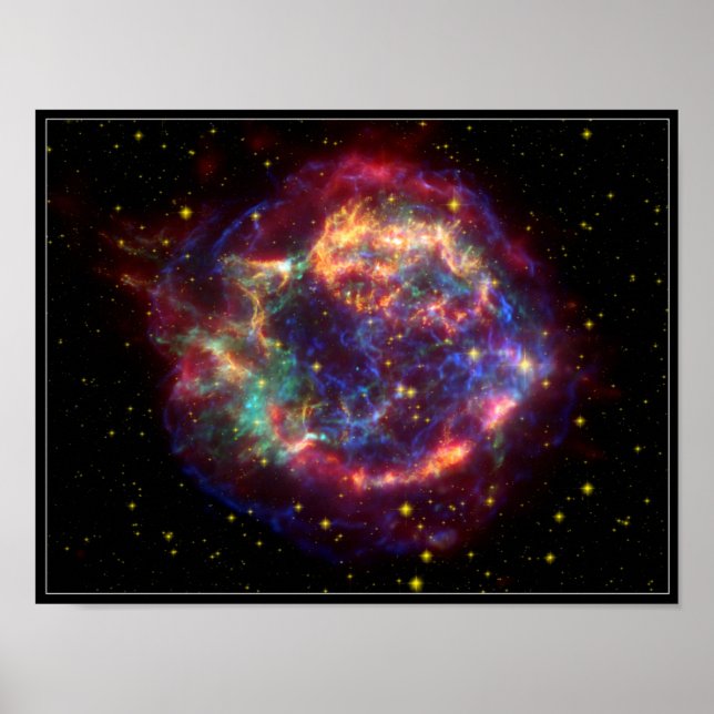 Cassiopeia Constellation Poster (Framsidan)
