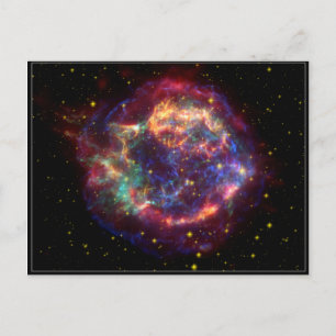 Cassiopeia Constellation Vykort