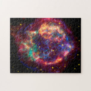 Cassiopeia en Spitzer Pussel