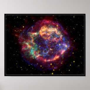 Cassiopeiakonstellation Poster
