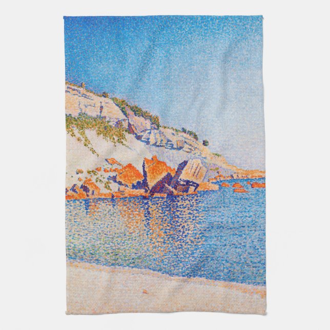 Cassis, Cap Lombard, Opus 196, Signac Kökshandduk (Vertikal)