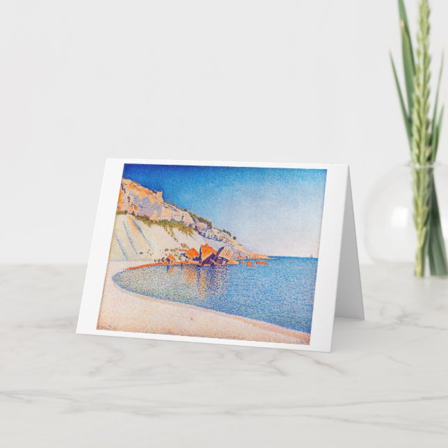 Cassis, Cap Lombard, Opus 196, Signac Kort (Framsida)