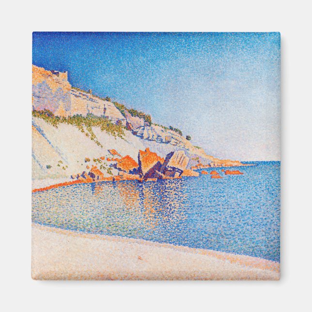 Cassis, Cap Lombard, Opus 196, Signac Magnet (Framsidan)
