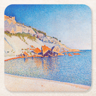 Cassis, Cap Lombard, Opus 196, Signac Underlägg Papper Kvadrat