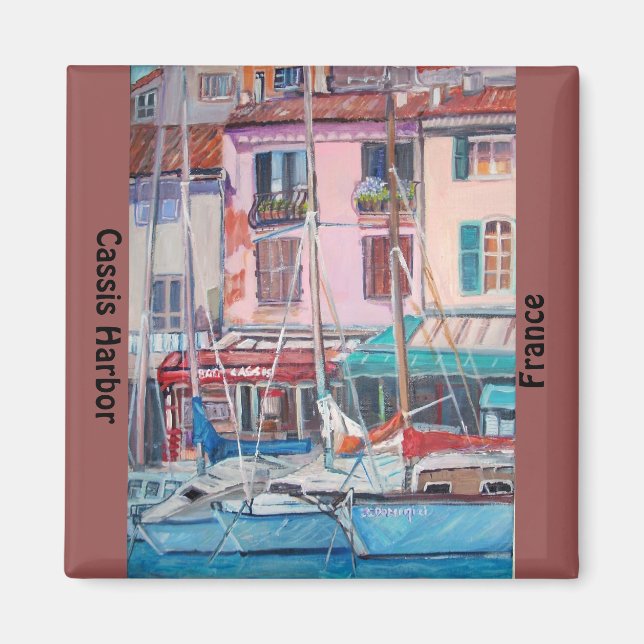 Cassis hamn - Magnet (Framsidan)