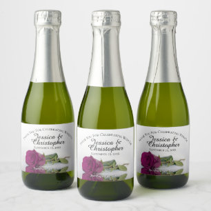 Cassis Lila Ro Classy Bröllop Tack Mini