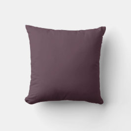 Cassis Lila Solid färg Kudde
