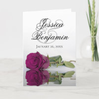 Cassis Magenta Ro Elegant Romantic Photo Bröllop
