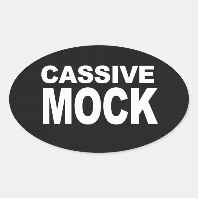 CASSIV SKEN OVALT KLISTERMÄRKE (Framsida)