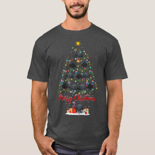 Cassowary Bird Älskare Matching Santa Cassowary Ch T Shirt