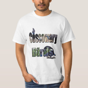 Cassowary Bird Bild Logotyp T Shirt