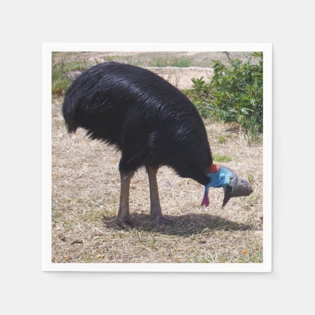 Cassowary Bird Kryp Eliminator Pappersservett (Framsidan)