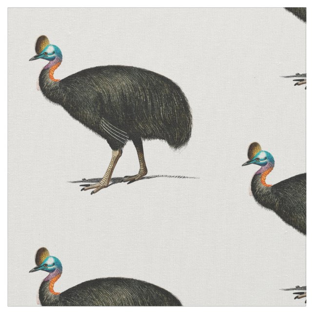 Cassowary Fabric Tyg (Närbild)