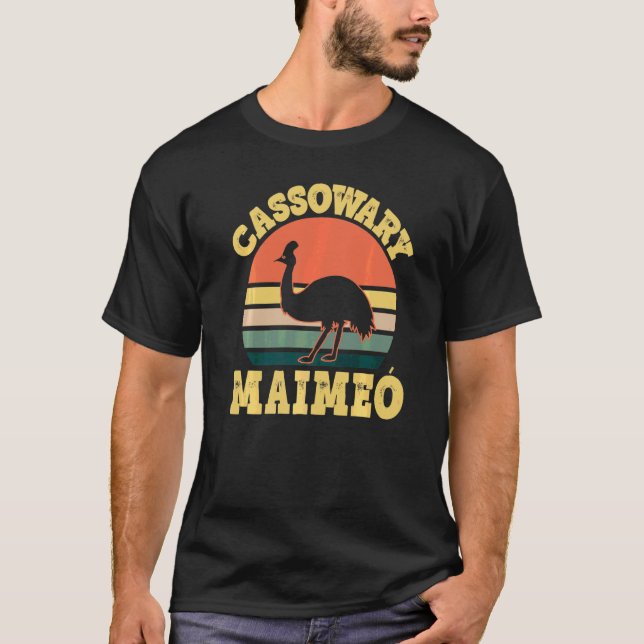 Cassowary Maimeo Söt Cassowary-fest Irlands mormor T Shirt (Framsida)