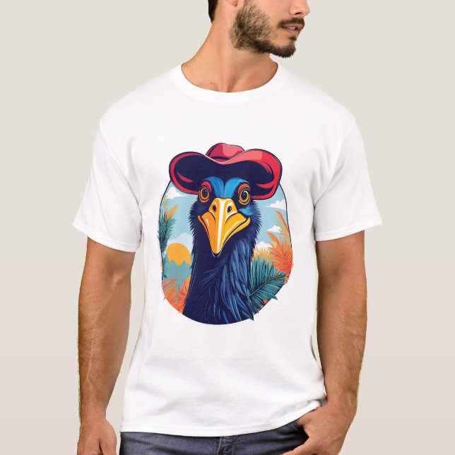 Cassowary T Shirt (Framsida)