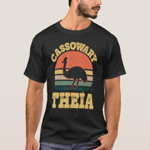 Cassowary Theia Cute Cassowary Family Grekiska Mos T Shirt