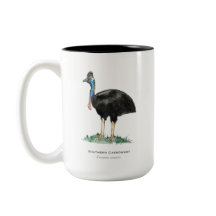 Cassowary Two-Tone Coffee Mugg