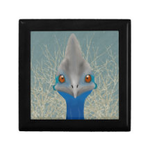 Cassowary Wooden Jewelry Keepsakbox
