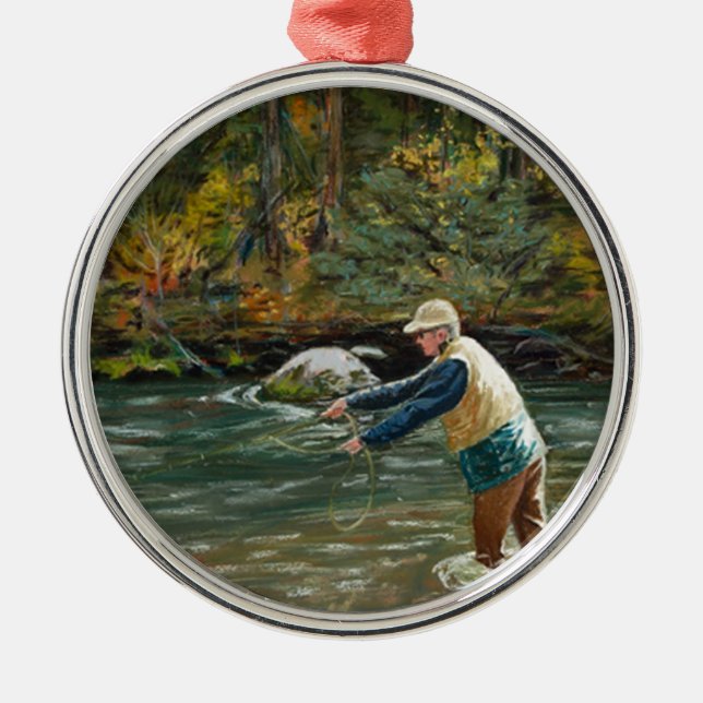 Cast bort julgransprydnad metall (Framsidan)