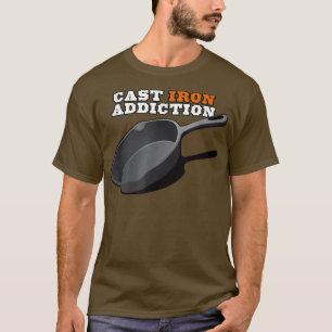 Cast Järn Addence, cooking Skillet T Shirt