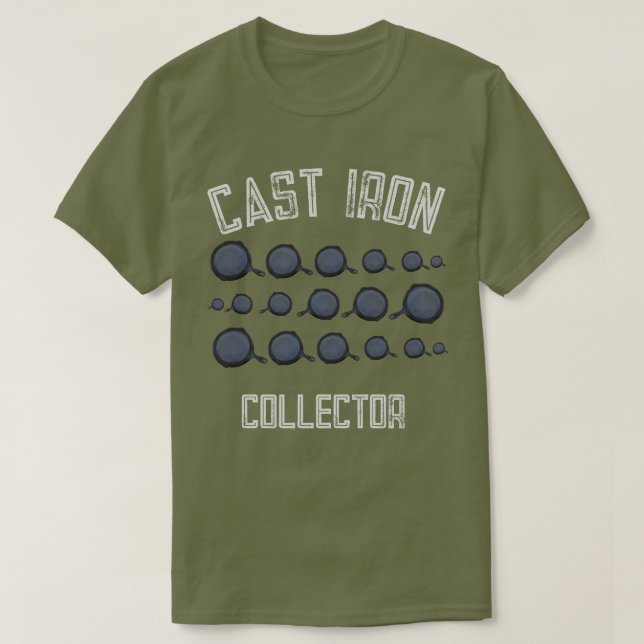 Cast Järn Skillet Collector T-Shirt (Design framsida)