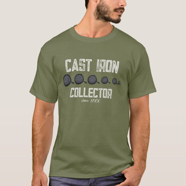 Cast Järn Skillet Collector T-Shirt (Framsida)