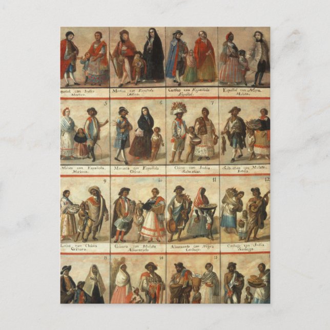 Casta målar alla vykort (Framsida)